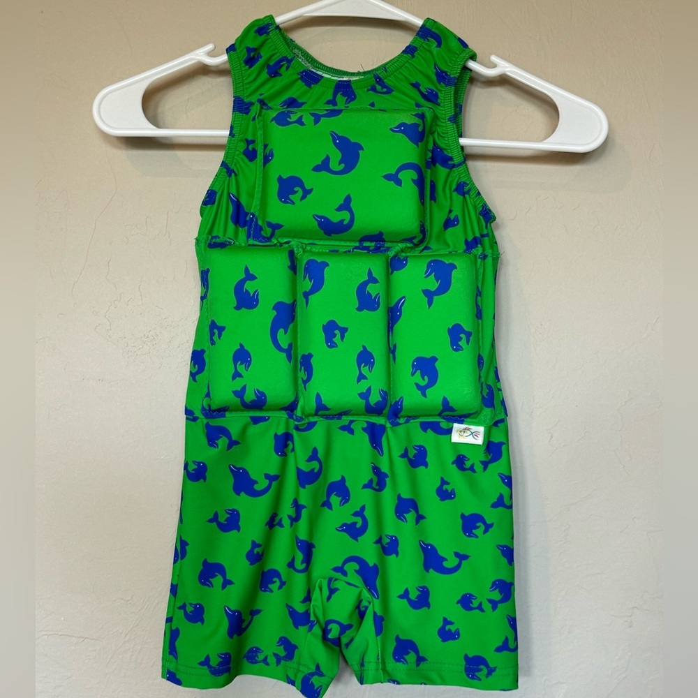Boys flotation swimsuit size small 30-40 lbs